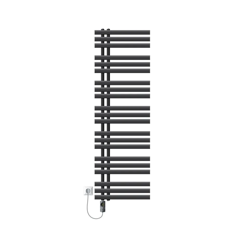 ECD Germany LuxeBath Sèche-serviettes 500x1600 anthracite 900W