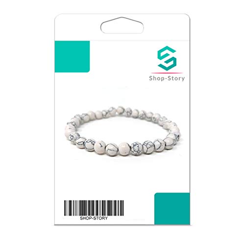 Shop-Story Lifestyle bracelet howlite blanche stabilisant