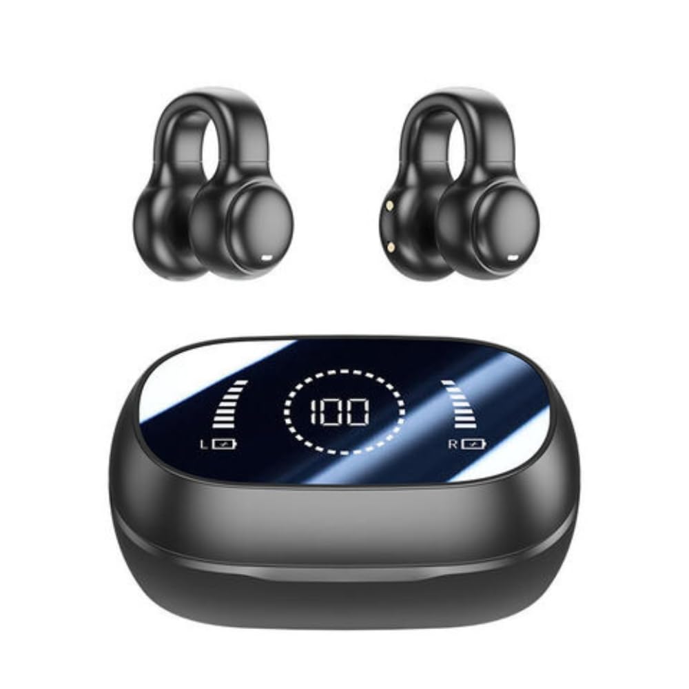 Shop-Story Headfit_N écouteurs clip d'oreille Bluetooth 5.3 noir