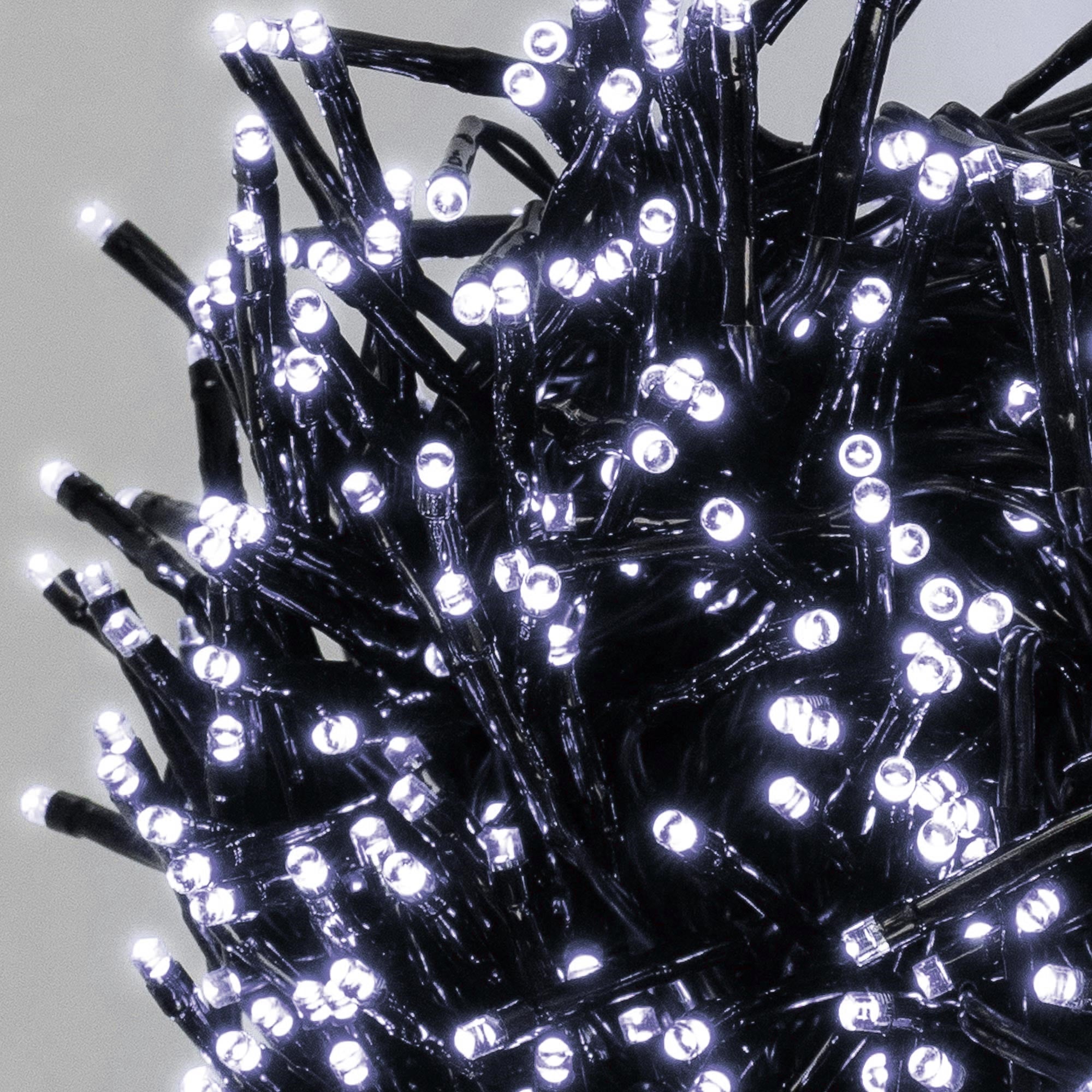 ECD Germany Guirlande Cluster LED Blanc Froid 3000 LED 39 m