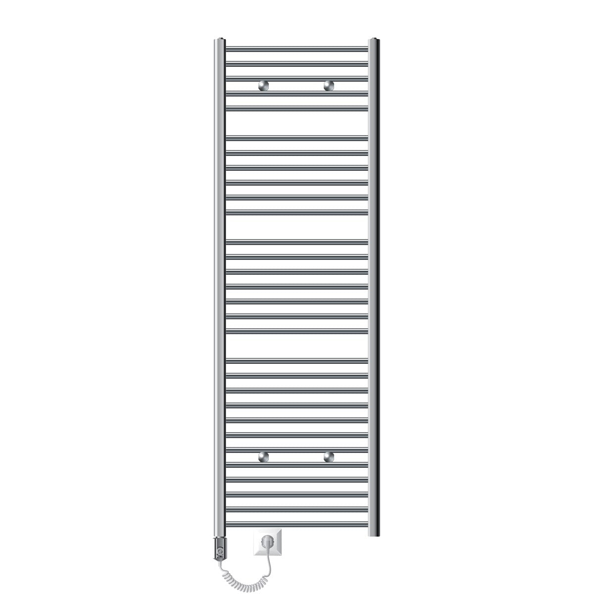 ECD Heizungen LuxeBath Sèche-Serviettes 900W 600x1800 mm Chromé