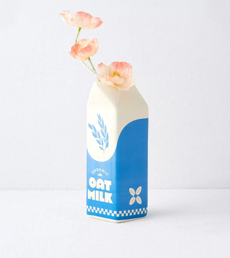 L'avant gardiste Brique de lait d'avoine vase céramique