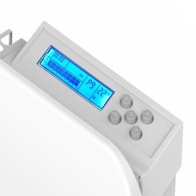 Kalia Aspen 1000W radiateur électrique fonte blanc LCD