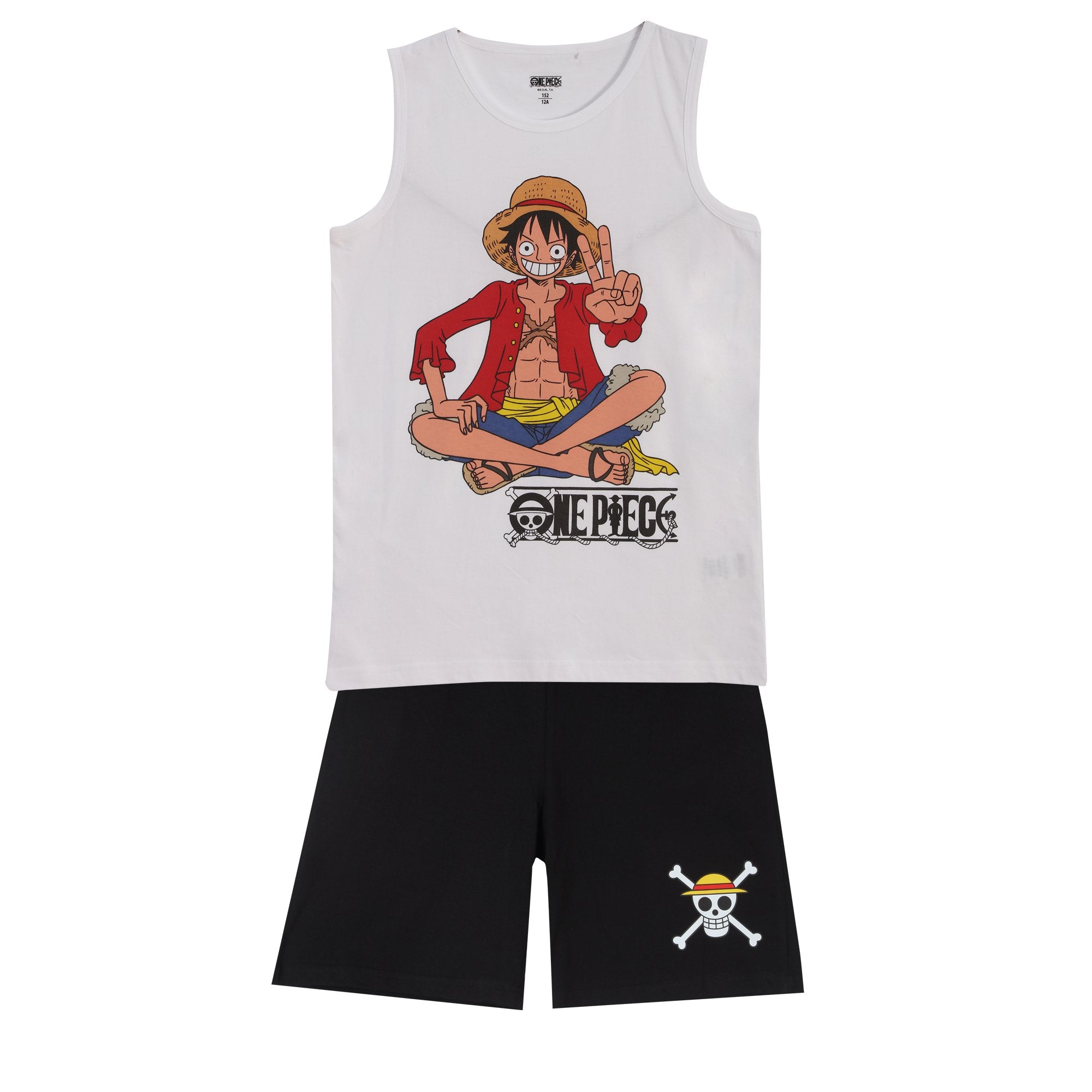 Stokomani Mode pyjashort licence blanc 10-14 ans