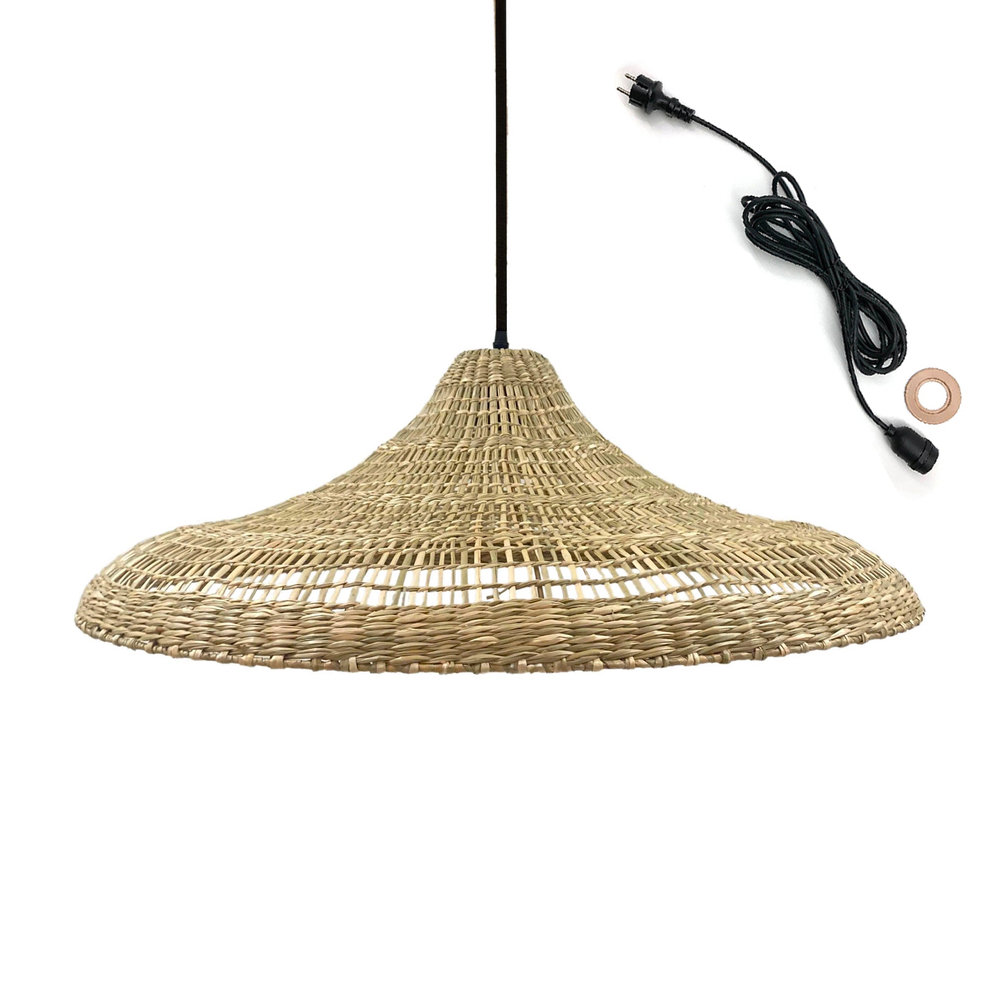 Red Deco Freya Large suspension extérieure herbe marine 5m E27