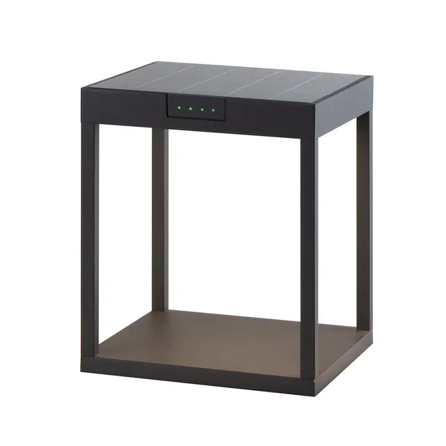 Red Deco RADIA GROUND borne solaire blanc chaud H24,5cm