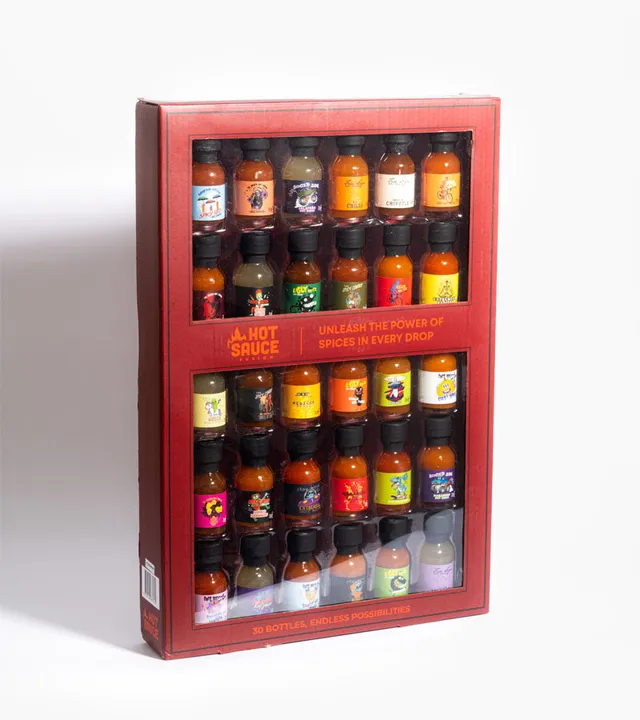 L'avant gardiste épicerie collection 30 sauces piquantes coffret