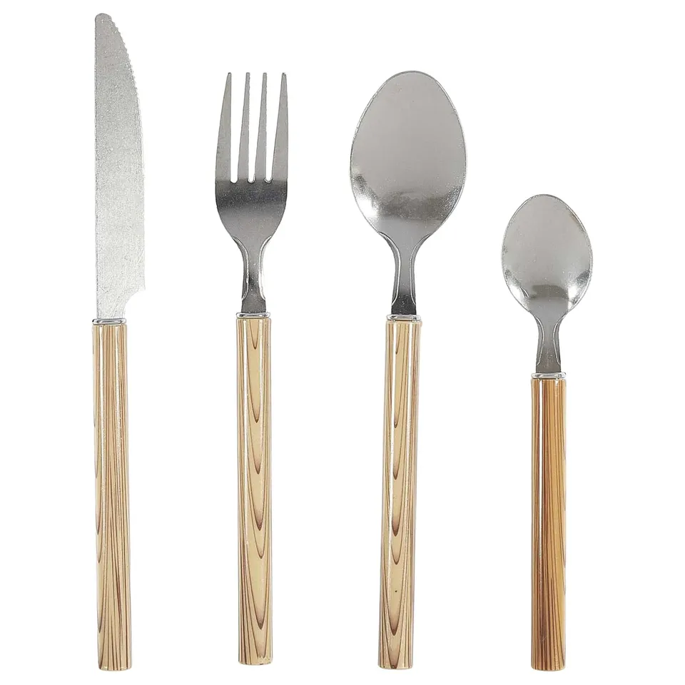 Stokomani Maison ménagère 24 pièces manche imitation bois
