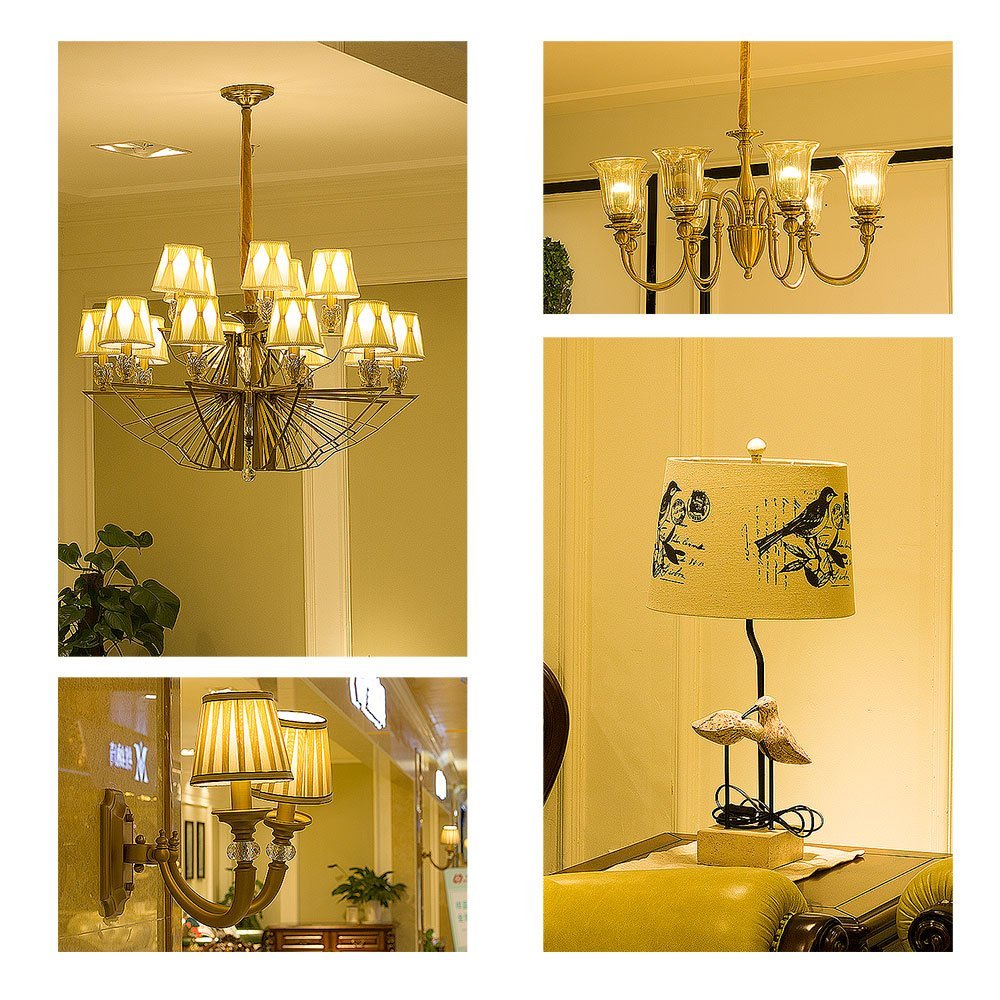 Red Deco Sedna lot 100 ampoules LED E27 T45 6W blanc chaud