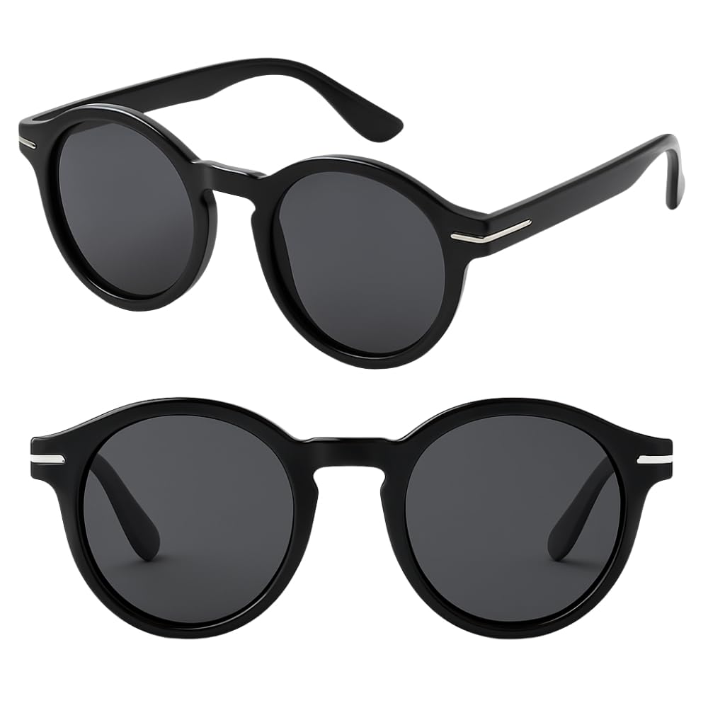 Shop-Story Surfrider Lunettes de soleil femme ronde noir cat.3