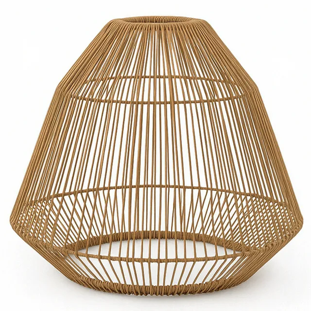 Red Deco Maya Shade H39cm abat-jour polyrotin tressé bohème