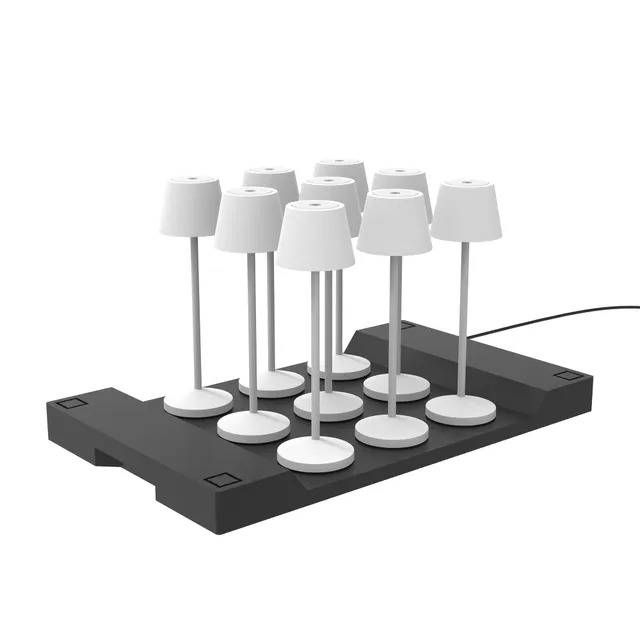 Red Deco Emily White lot 9 lampes sans fil H25cm 3000K