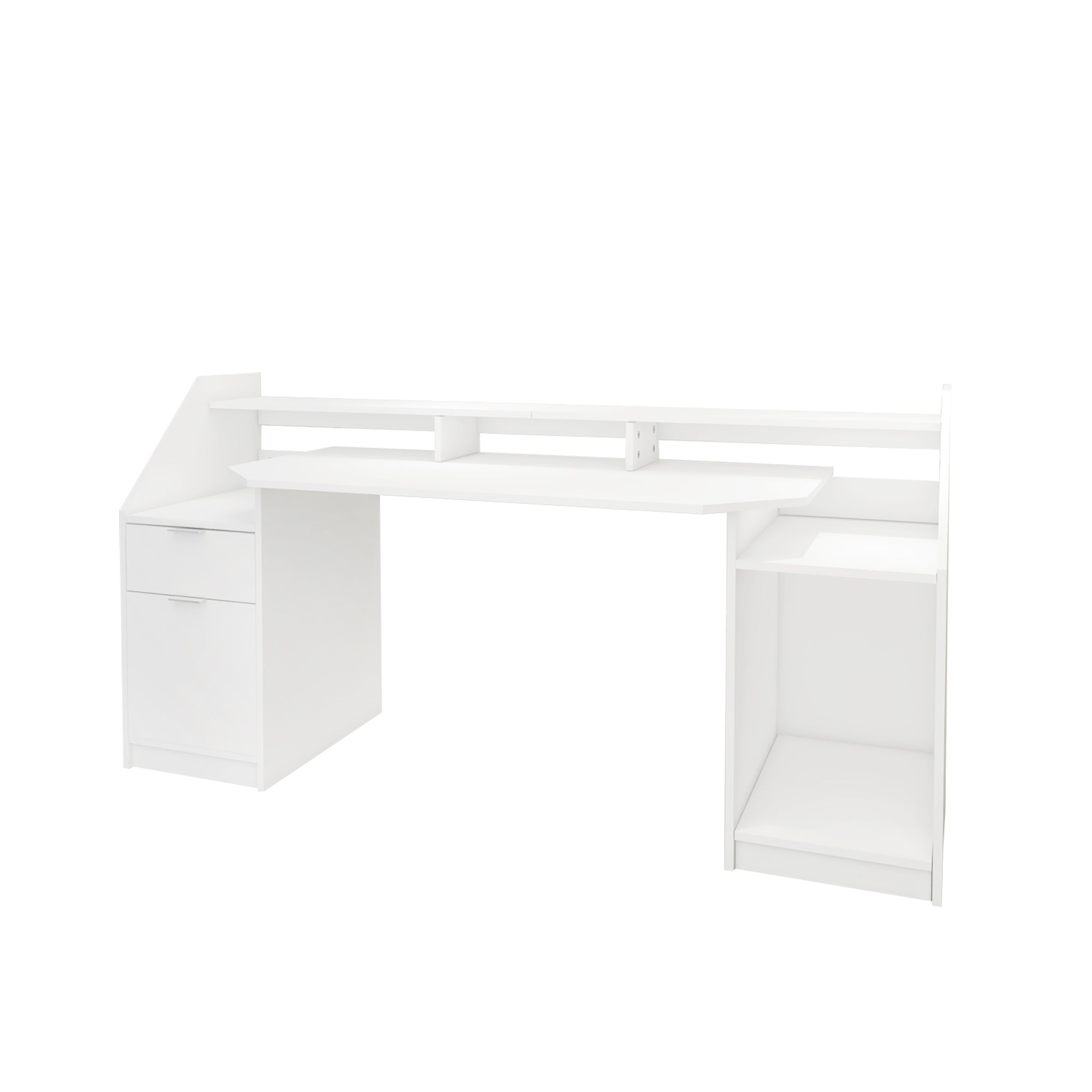ECD Germany ML-Design bureau 180x90 blanc tiroir MDF