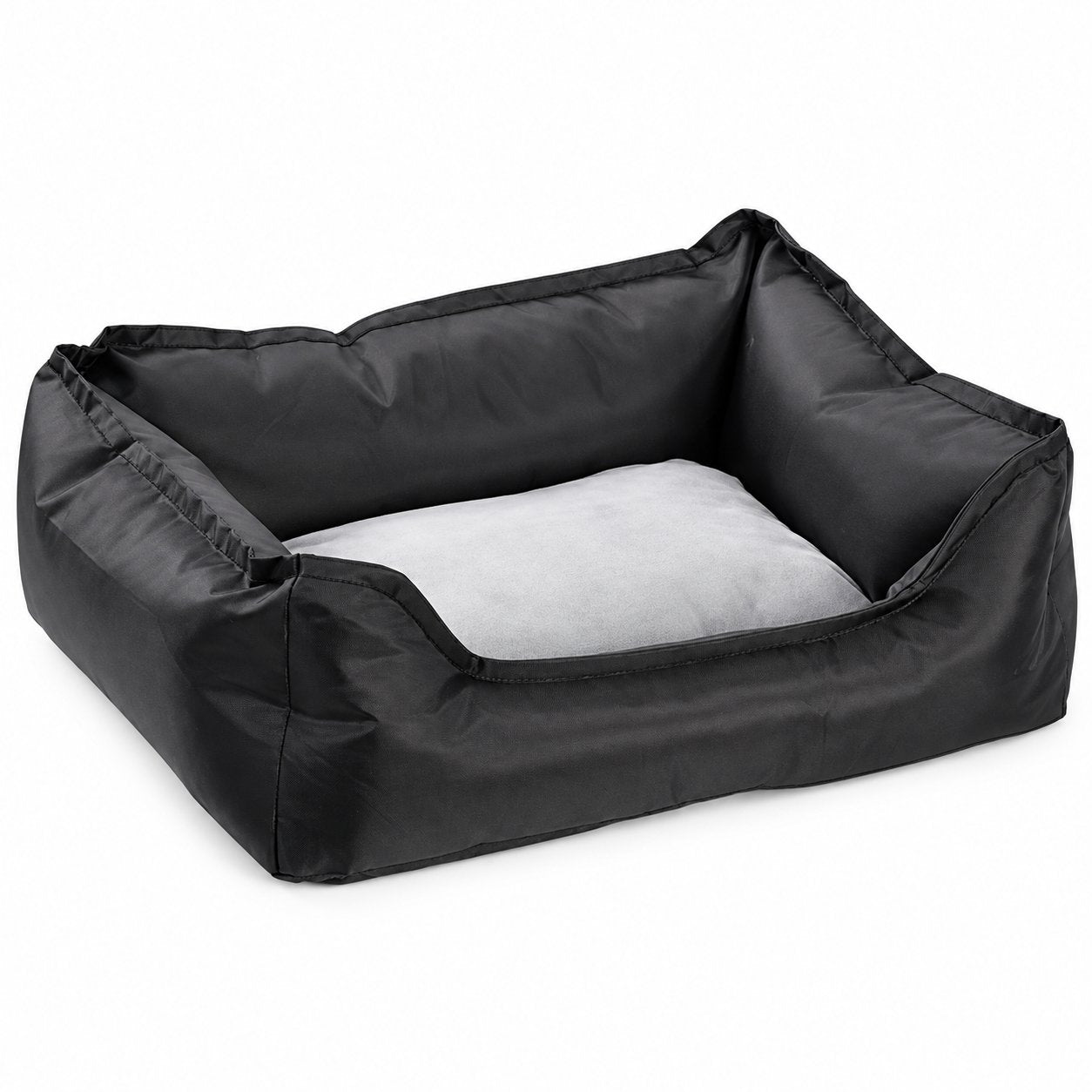 Stokomani Animalerie Panier pour chien noir couchage intérieur