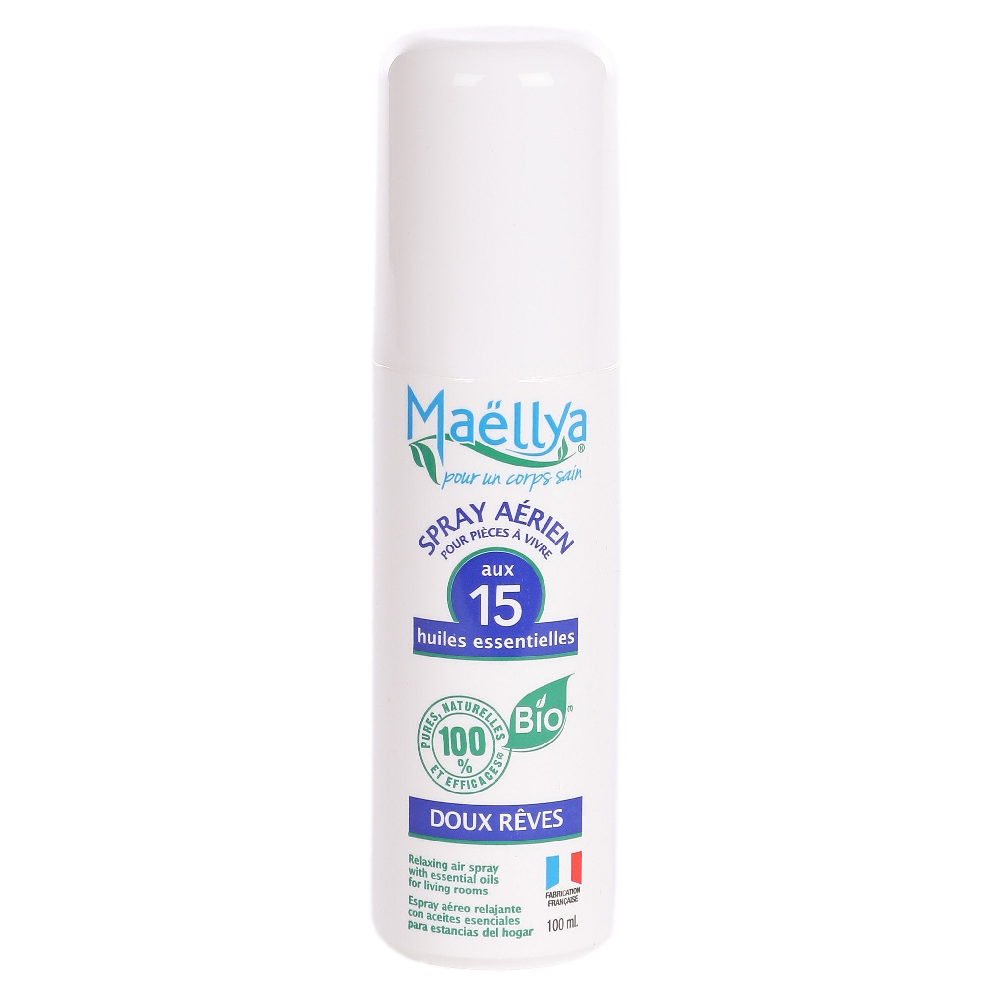 Spray aérien pièces à vivre 15 huiles essentielles naturel