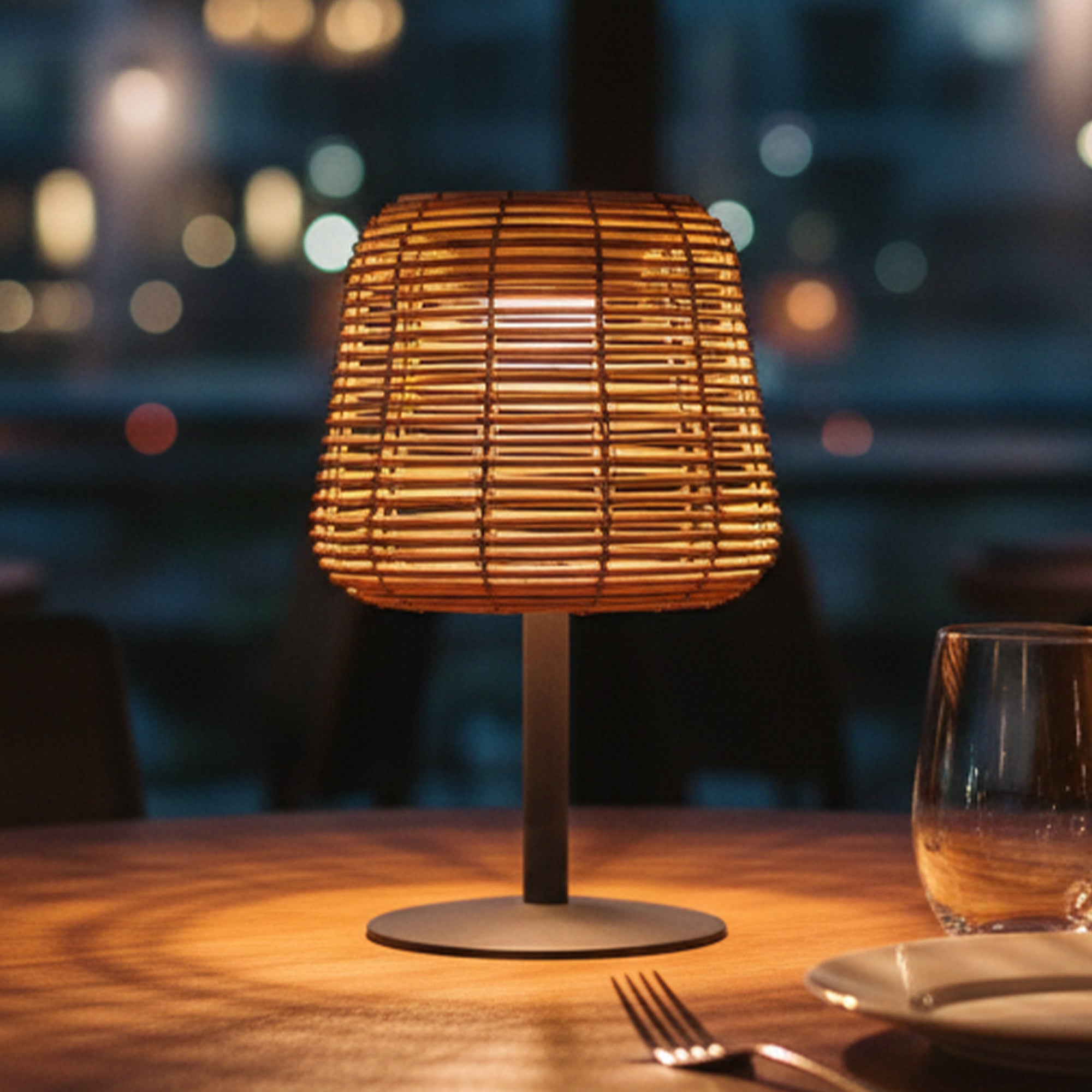 Red Deco Standy Mini Bohème lampe solaire table H26cm