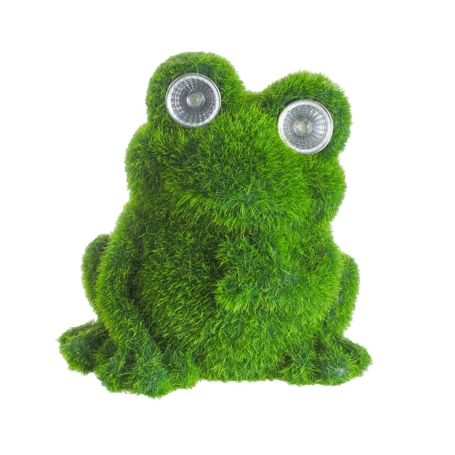 Grenouille solaire jardin Led figurine pierre IP44 à poser