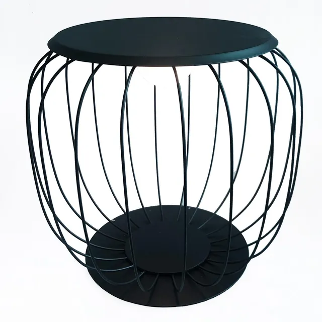 Red Deco SUNRISE lanterne sans fil gris H40cm LED dimmable