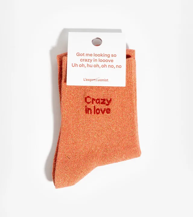 L'avant gardiste Crazy in Love chaussettes couple 35-40 41-46