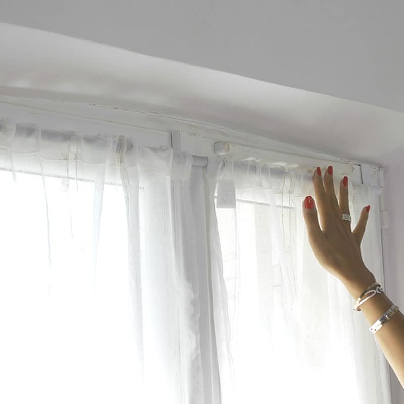 Shop-Story Maison Curtain Rail Tringle Rideau Extensible 60-105 cm