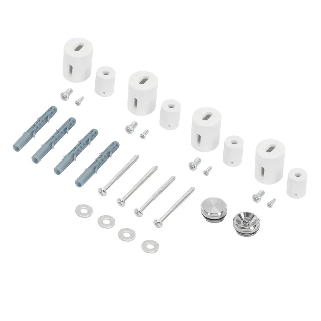 ECD Germany Heizungen Support radiateur design Blanc Iron EM