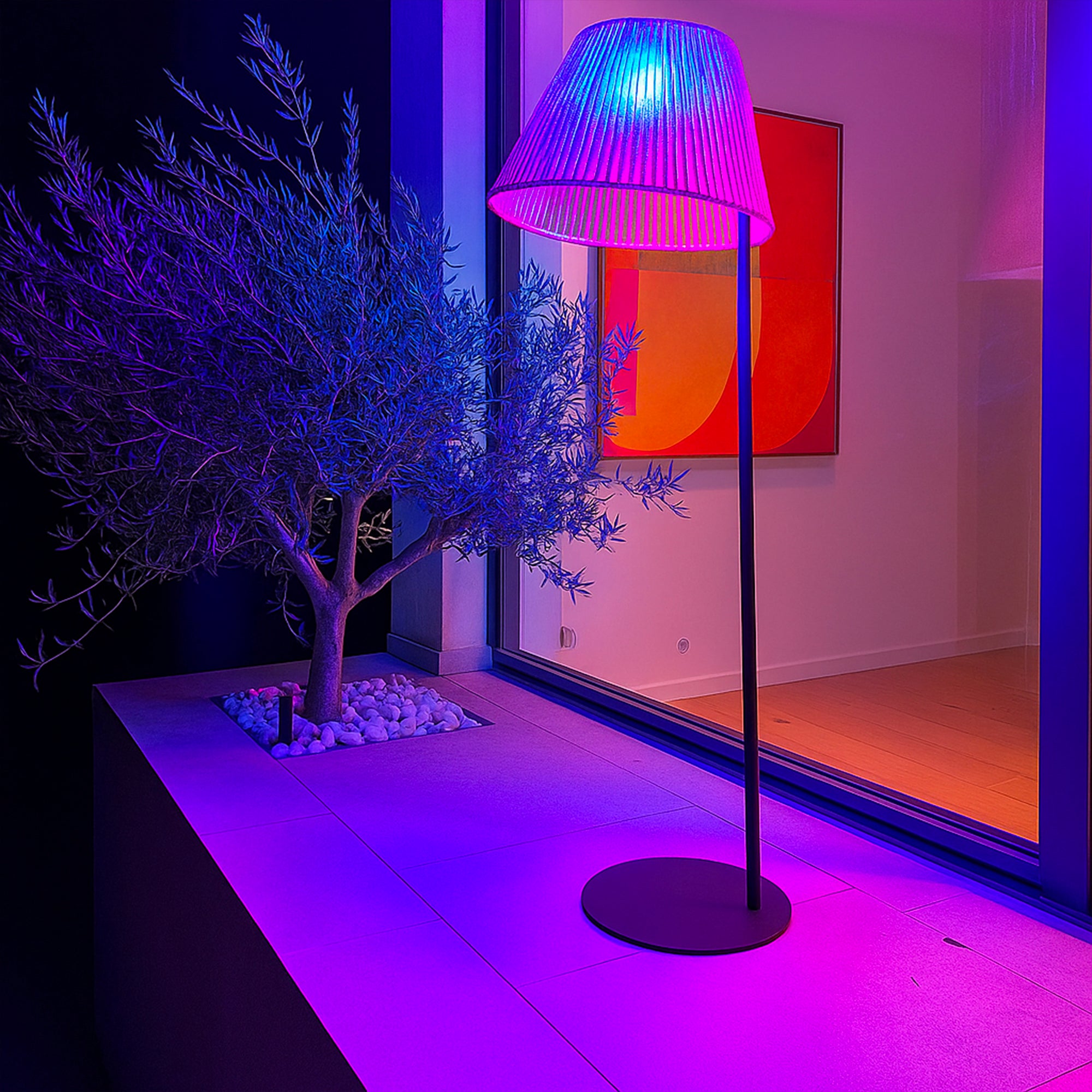 Red Deco Octavio lampadaire sans fil LED H170cm télécommande