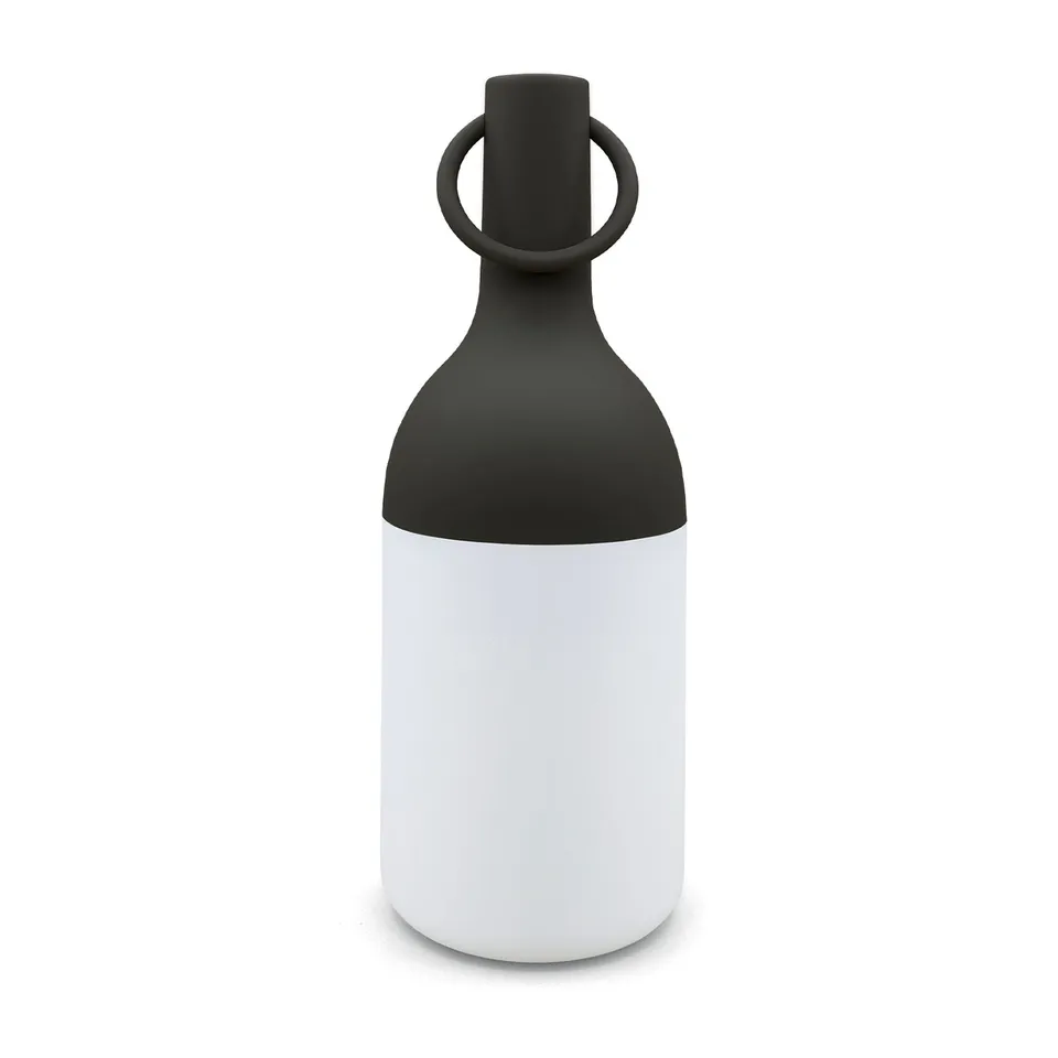 Red Deco Elo Mini Noire lampe sans fil LED H22cm blanc chaud