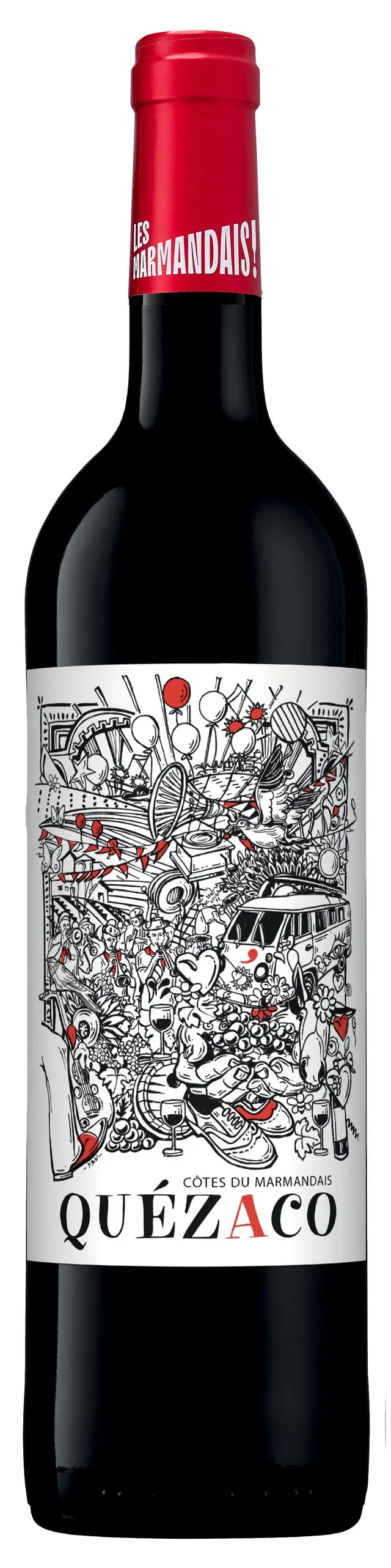 Quezaco Côtes du Marmandais vin rouge 2022 14.5% AO