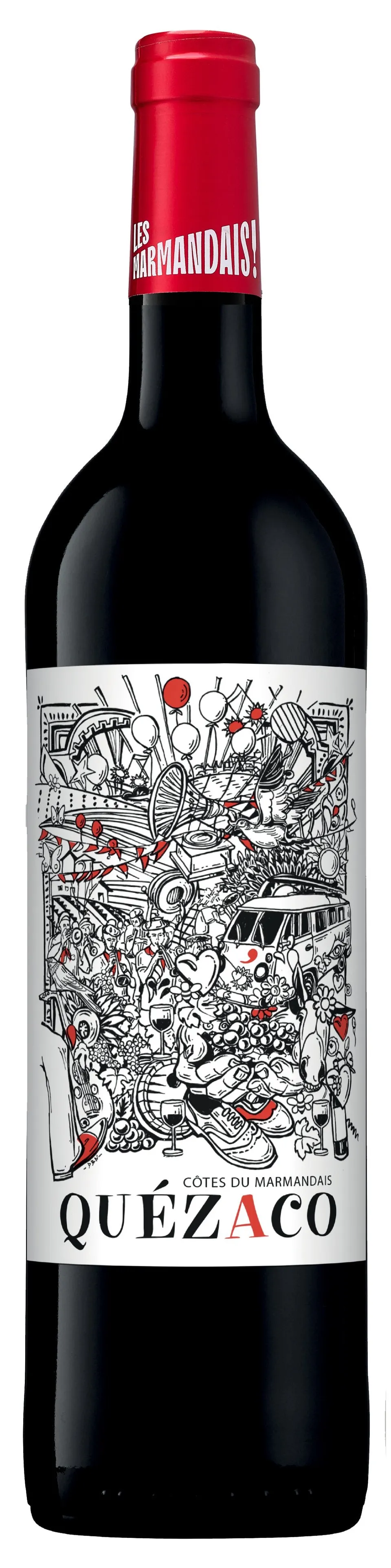 Quezaco Côtes du Marmandais vin rouge 2022 14.5% AO