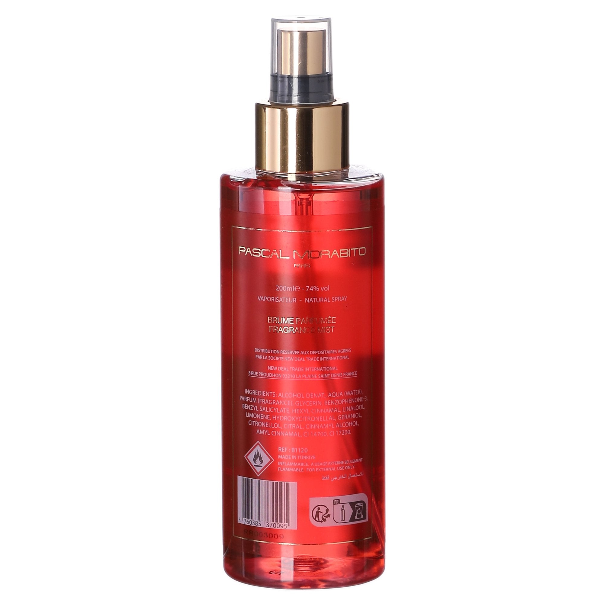 Brume corporelle love lace spray parfumé corps femme