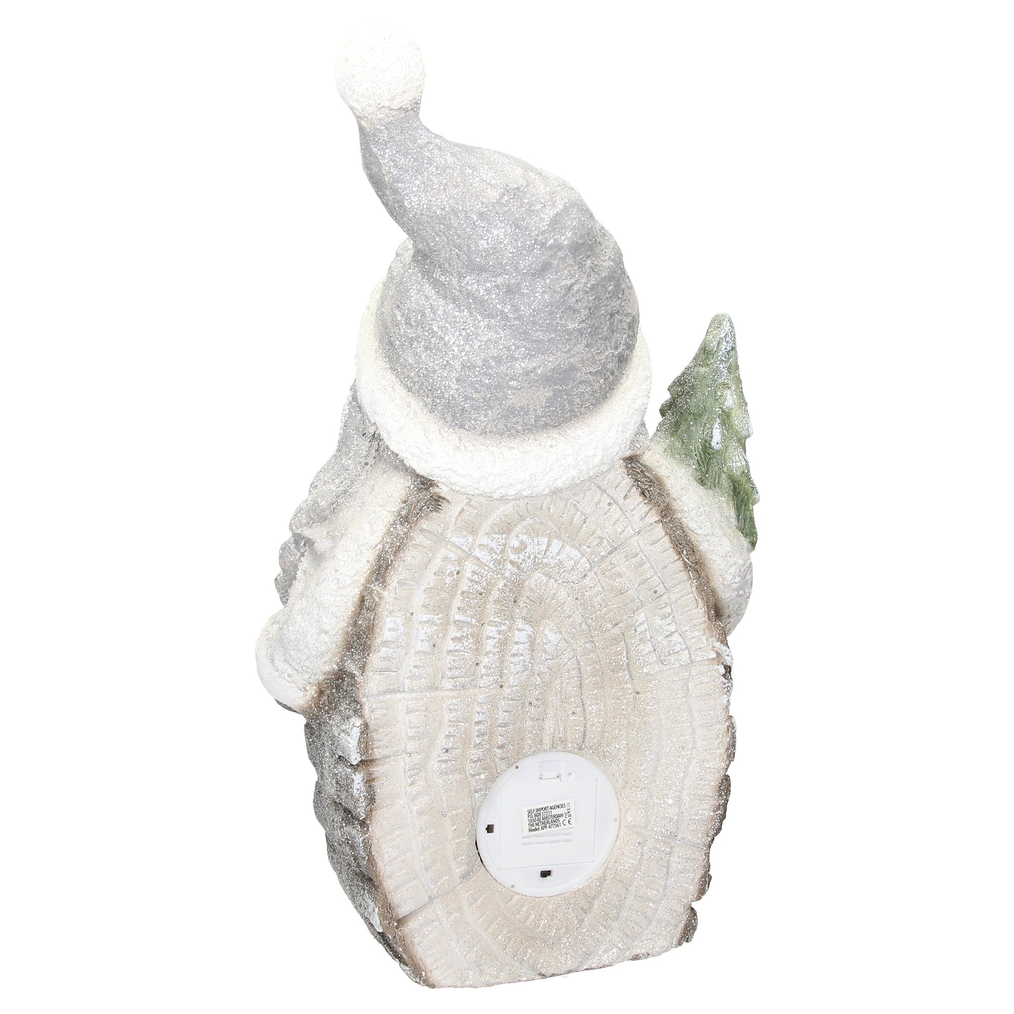 ECD Germany Haus & Wohnen Bonhomme neige LED 53 cm polyresine