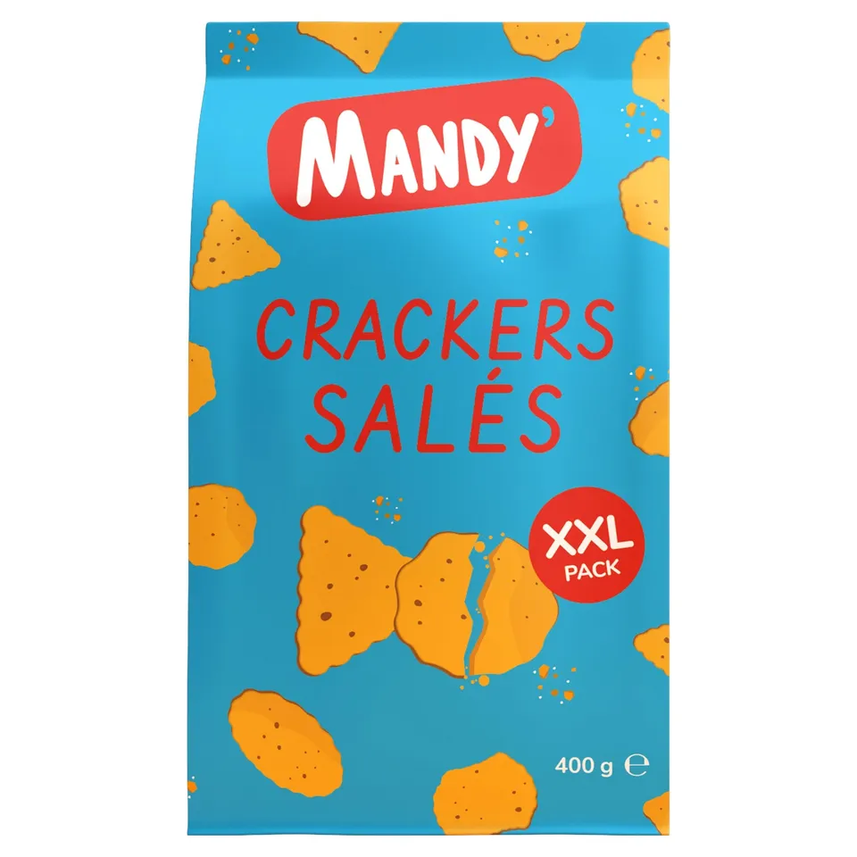 Stokomani Épicerie et boissons Sachet crackers salé XXL apéritif