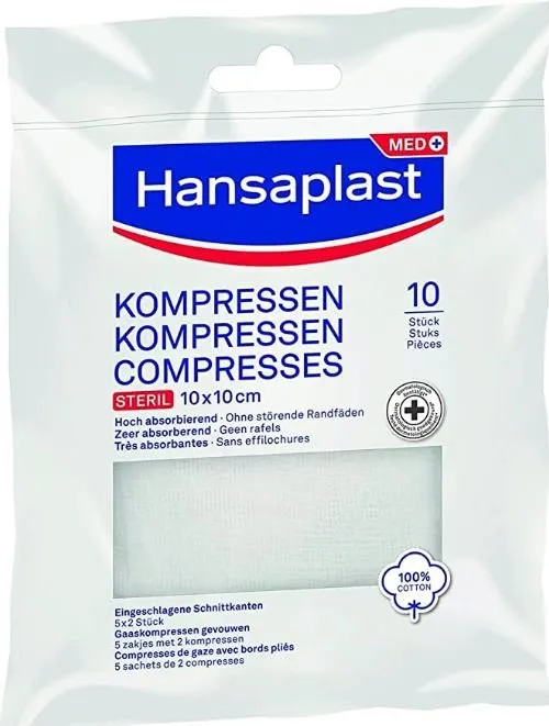 Stokomani Beauté compresses non tissées 10x10cm x10