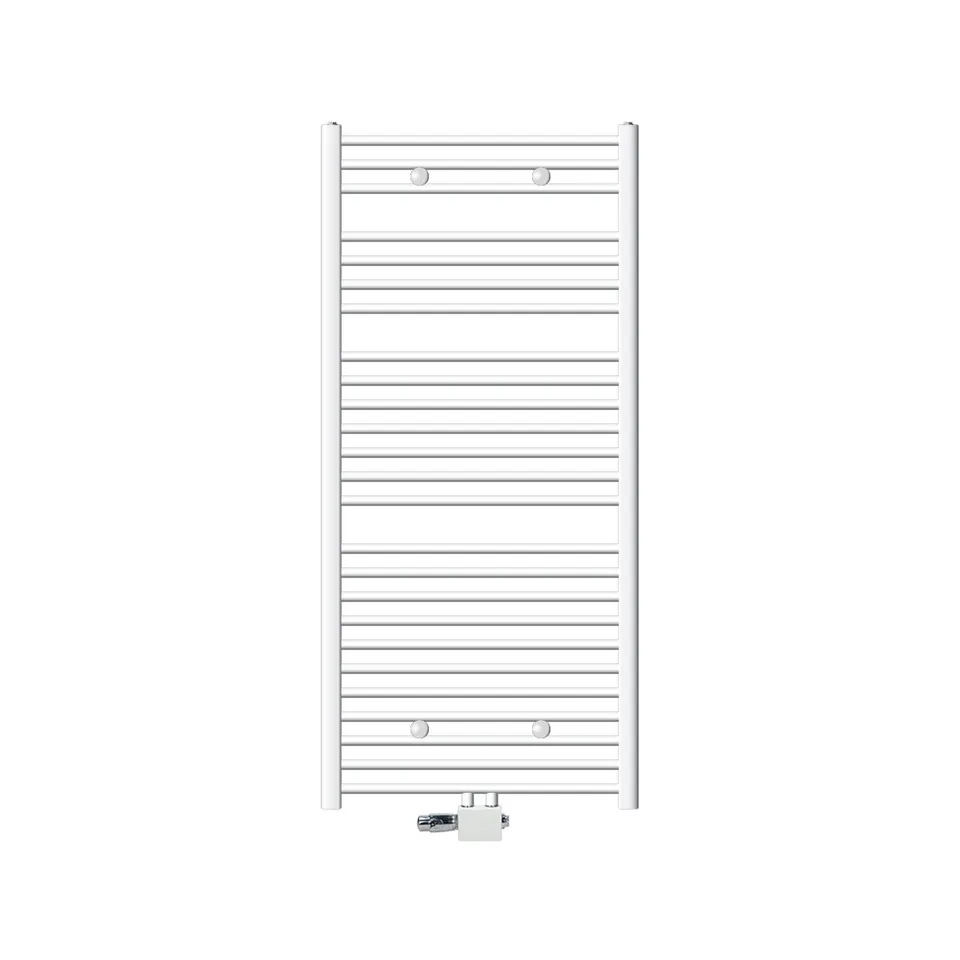 ECD Germany Sahara sèche-serviette courbé blanc 750x1500 mm