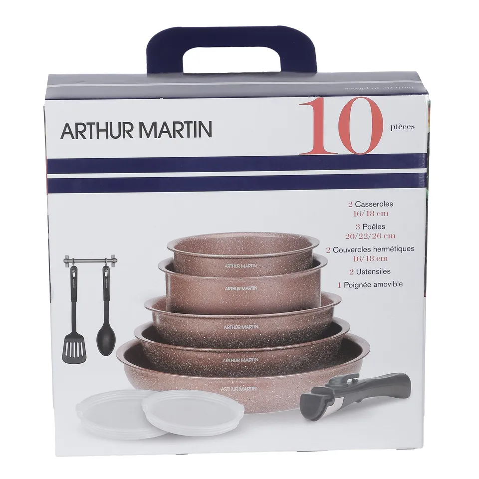 Stokomani Maison batterie de cuisson 10 pièces