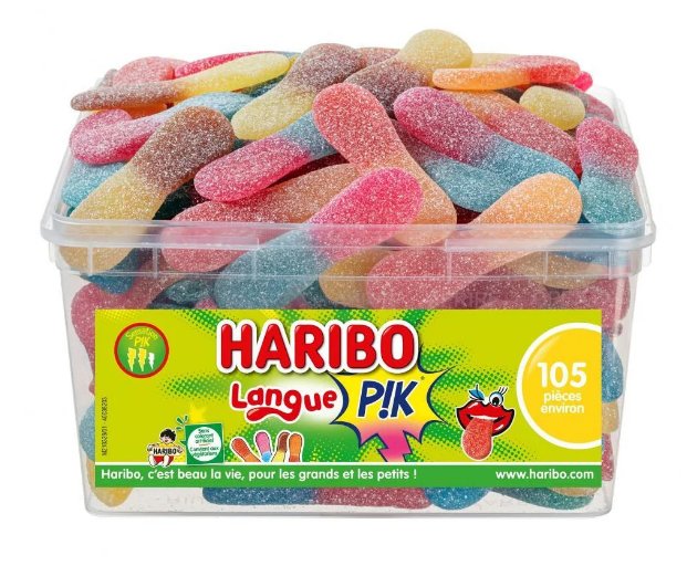 Stokomani Épicerie bonbons langues piquantes 1kg acide