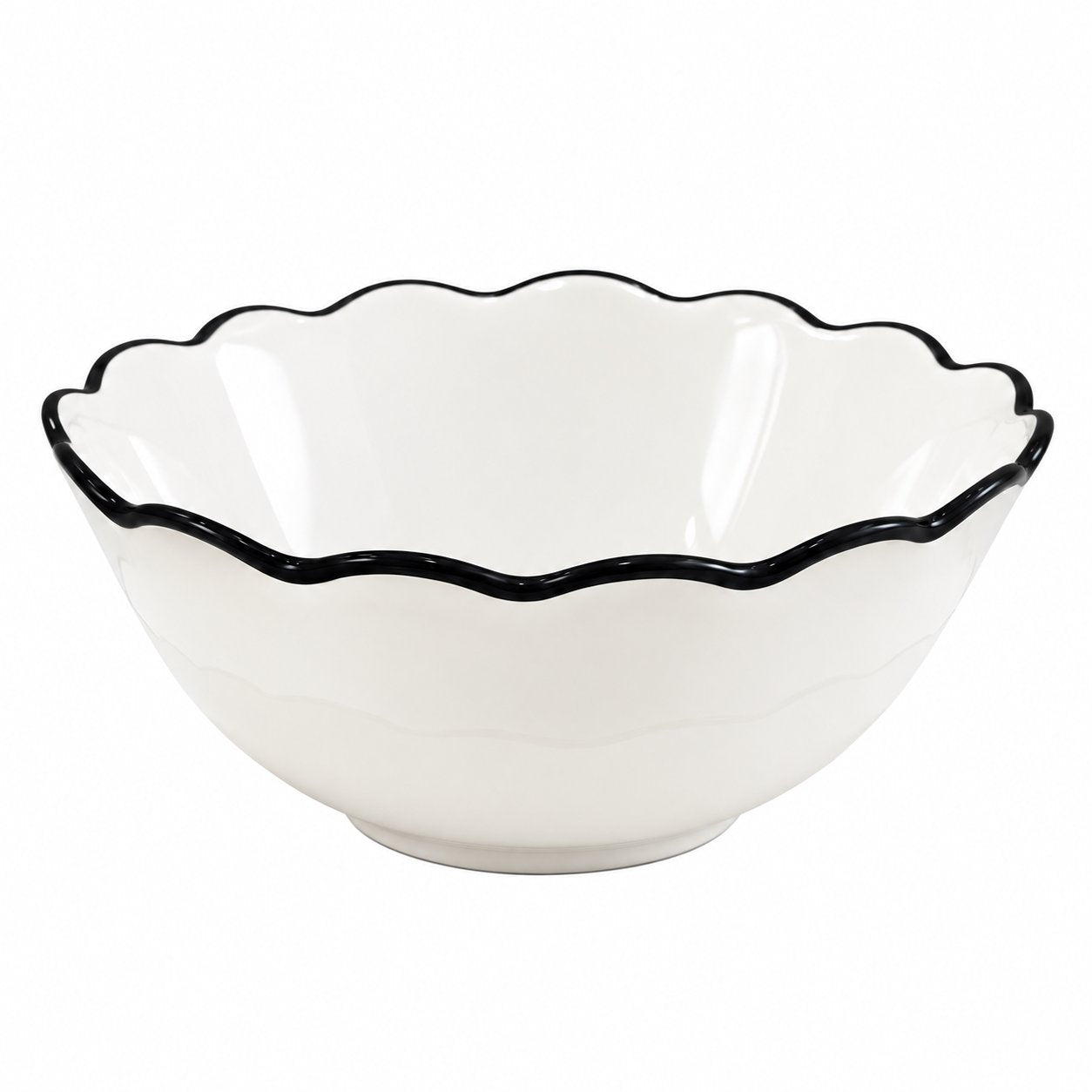 Déclic Home Bol porcelaine bordure noire Ø 14 cm