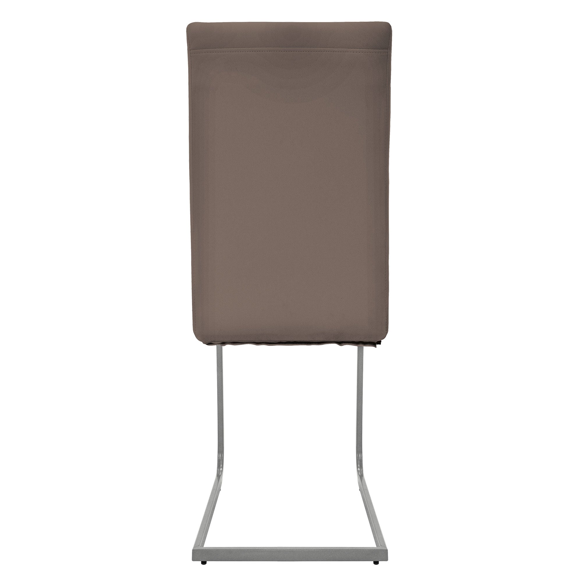 ECD Germany Möbel lot 6 chaises cantilever marron simili cuir