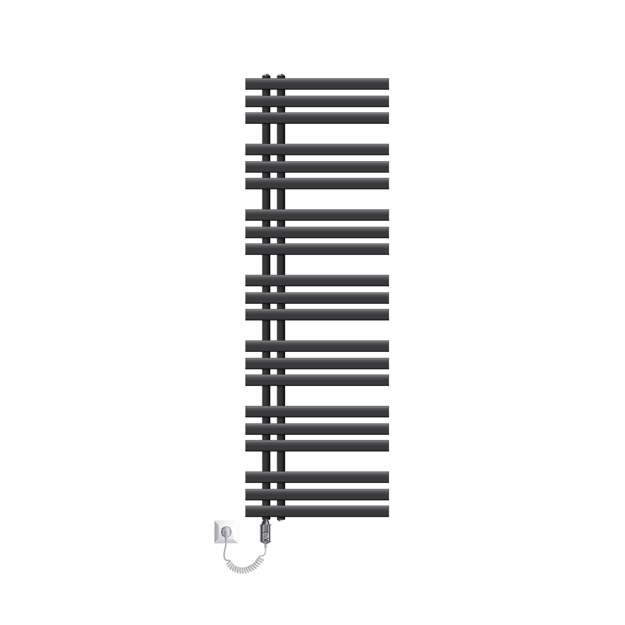 ECD Germany Iron EM sèche-serviettes anthracite 500x1600 900W