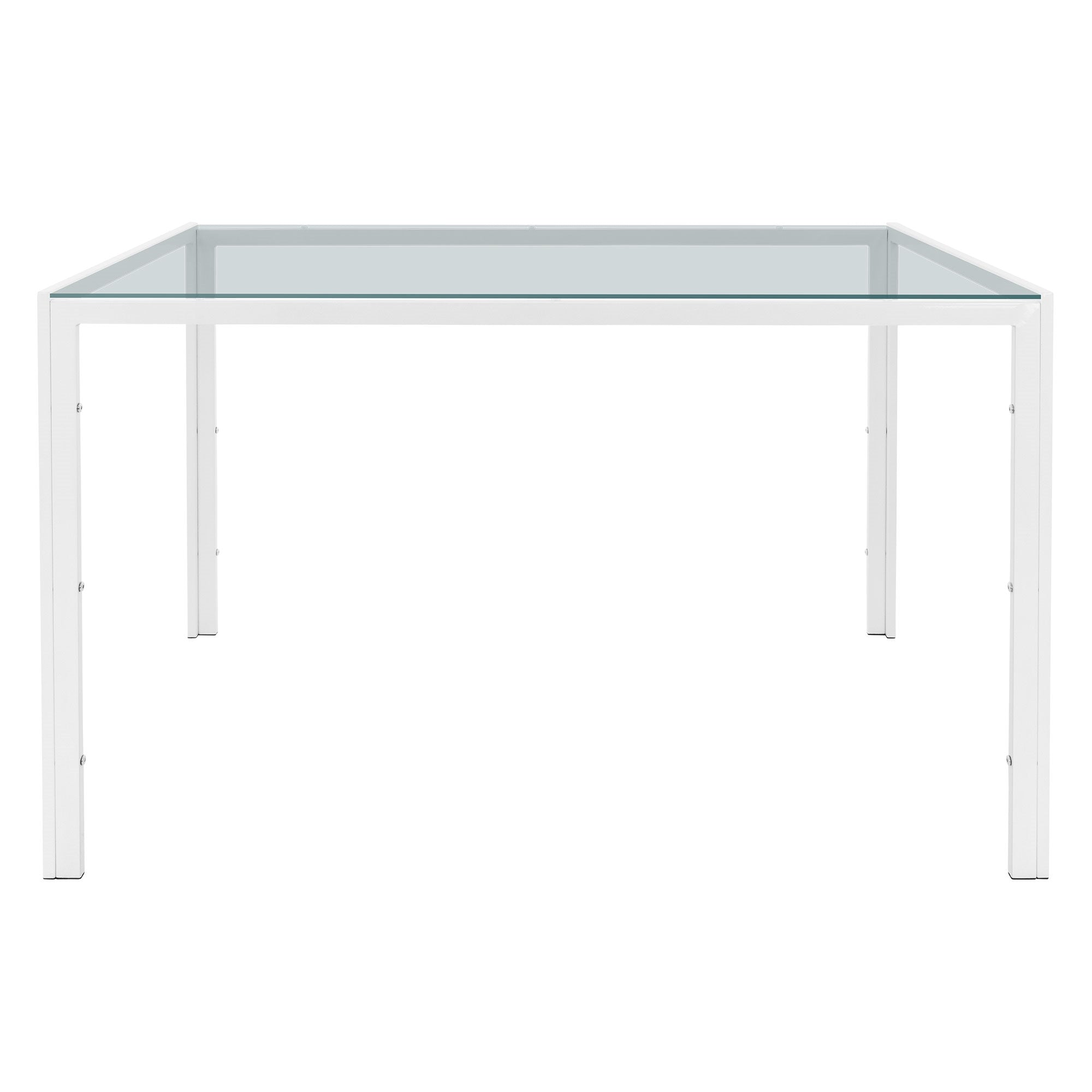 ECD Germany ML-Design Ensemble Table Verre + 4 Chaises Noires