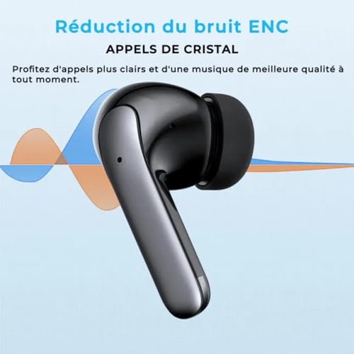 Shop-Story Sonoflex_N ecouteurs bluetooth noirs tactiles