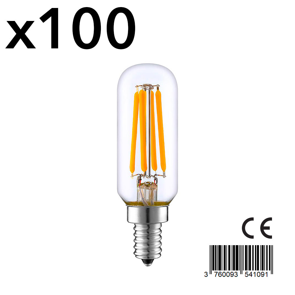 Red Deco Pluton T25 4W ampoule LED E14 blanc chaud lot 100