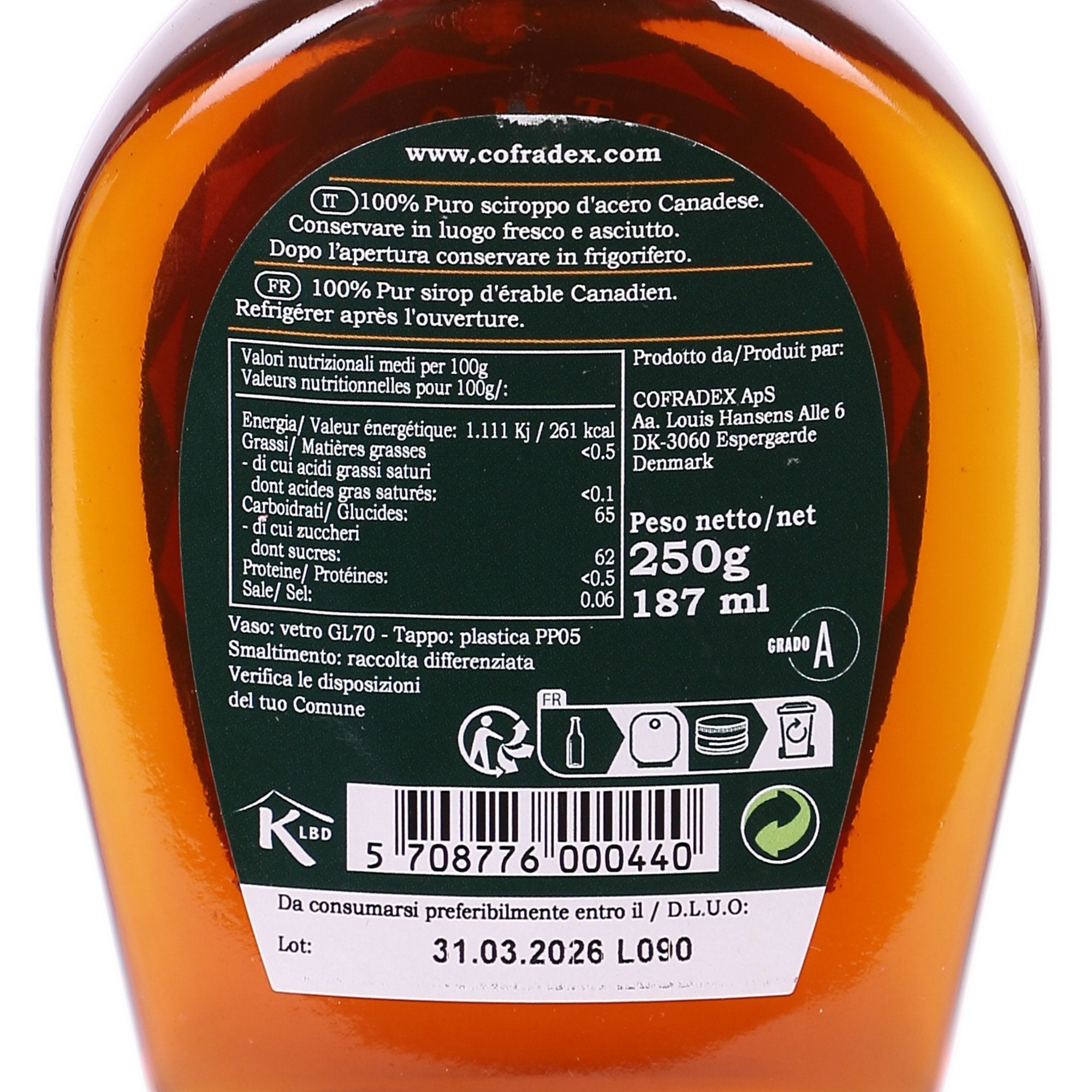 Stokomani Épicerie et boissons Sirop d'érable américain petit-déjeuner