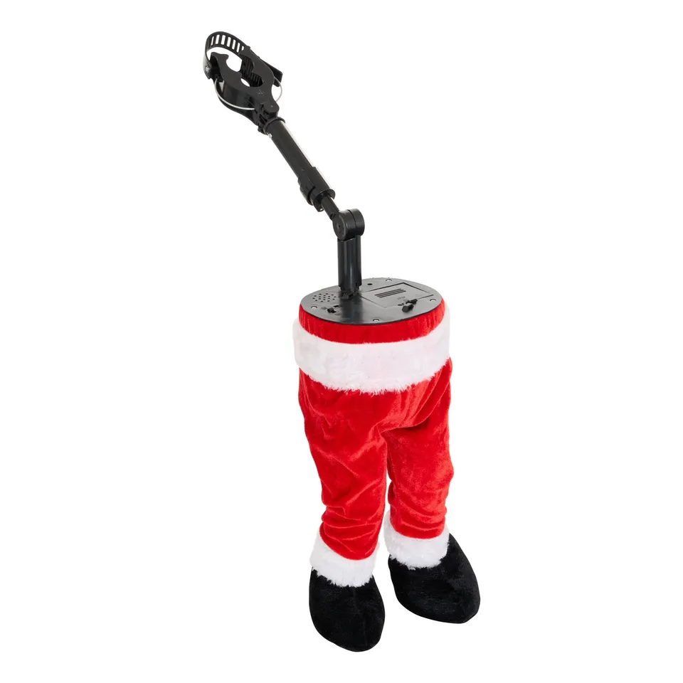 Atmosphera Jambes mécaniques Père Noël lutin déco 35 cm