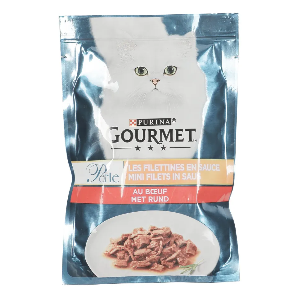 Stokomani Mini filets sauce bœuf pâtée chat