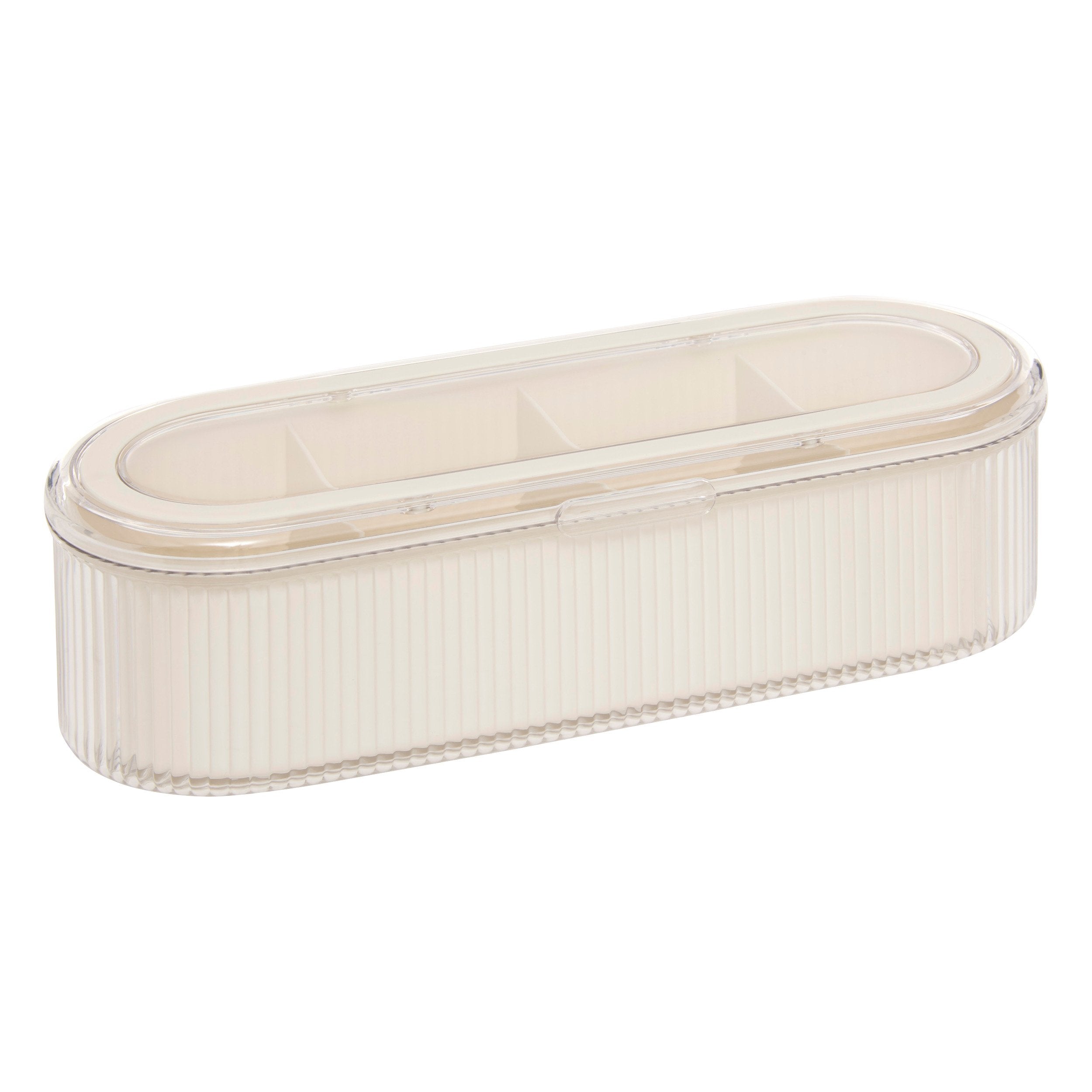 Boîte organisateur beige rangement maison petits objets