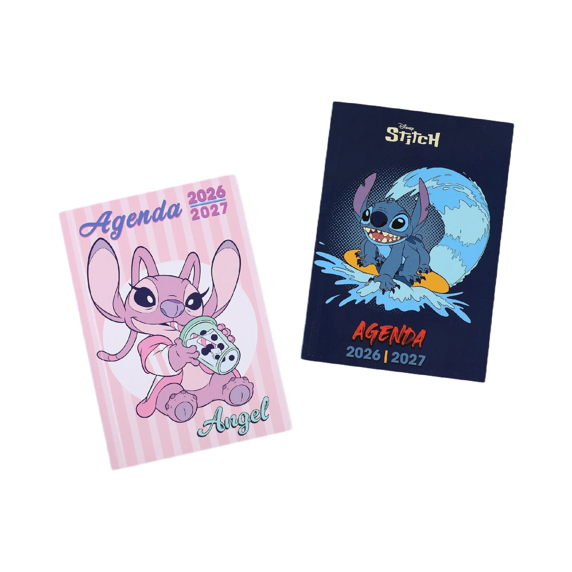 Stitch agenda 2026-2027 scolaire coloré cours et rendez-vous