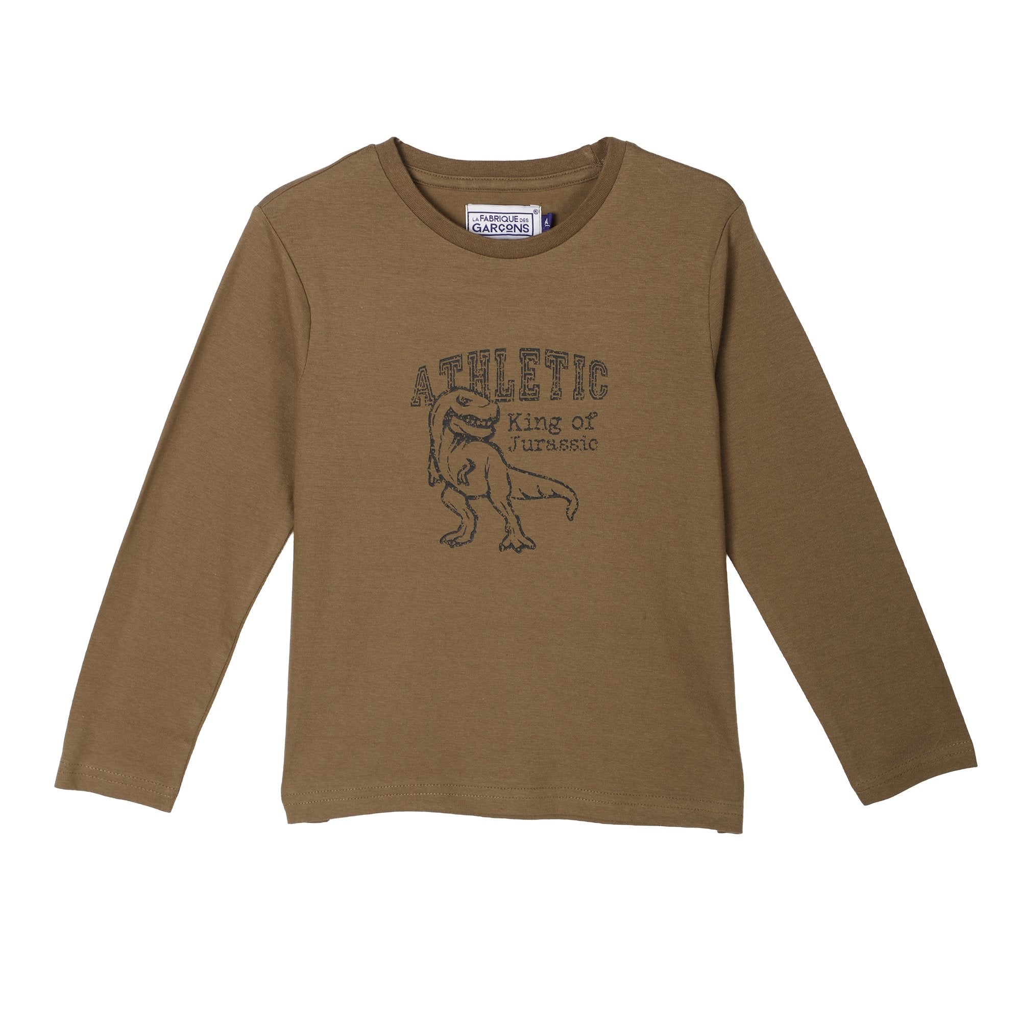 Stokomani Mode tee-shirt kaki enfant 08A