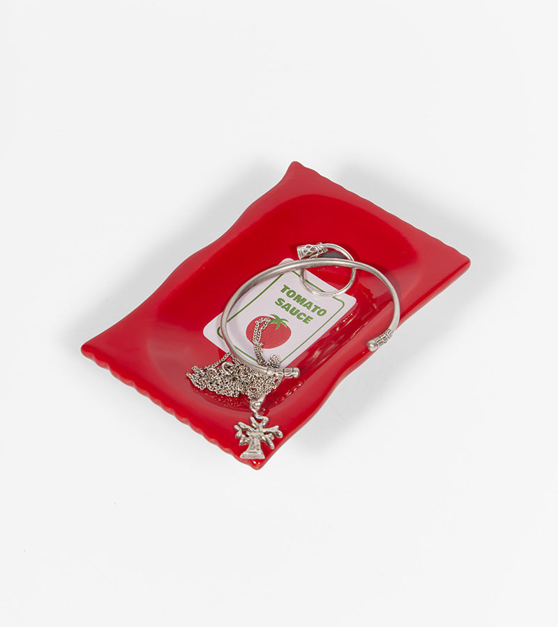 L'avant gardiste Ketchup vide-poche céramique entrée pop