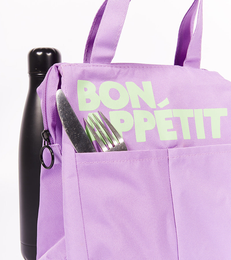 L'avant gardiste Sac Isotherme Bon appétit Rose lunch
